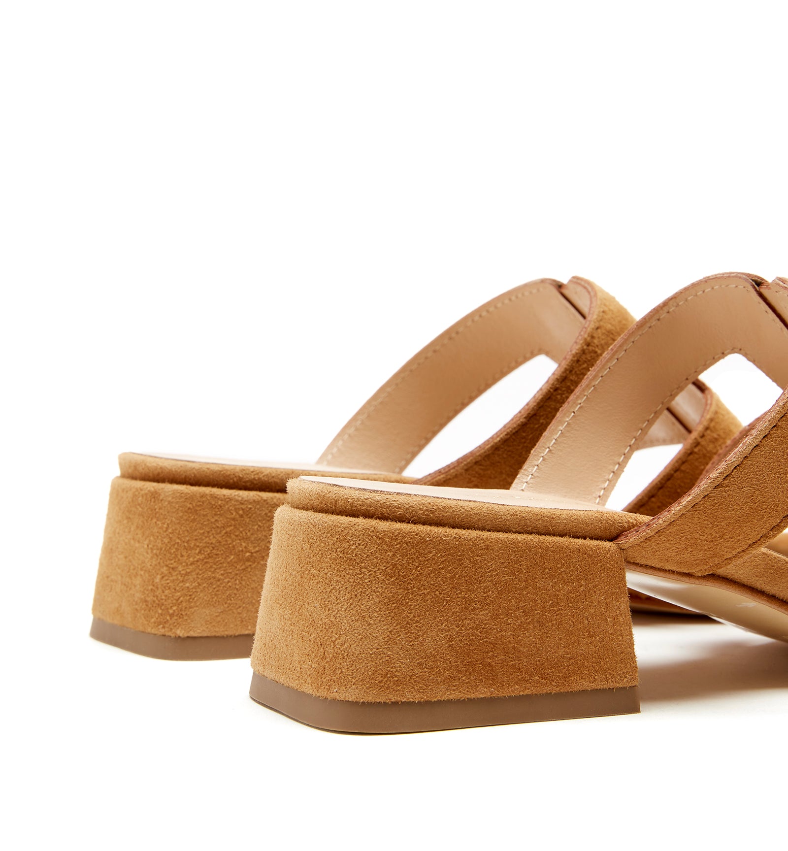 Fifi Suede Sandal in Tobacco