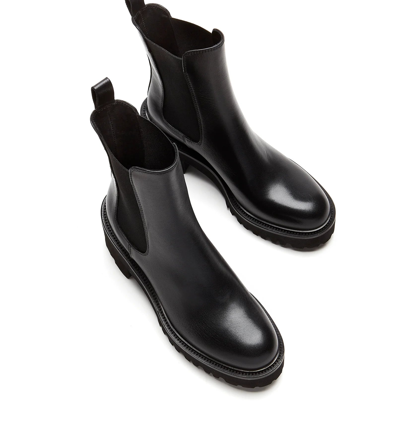 Kiss Leather Bootie in Black
