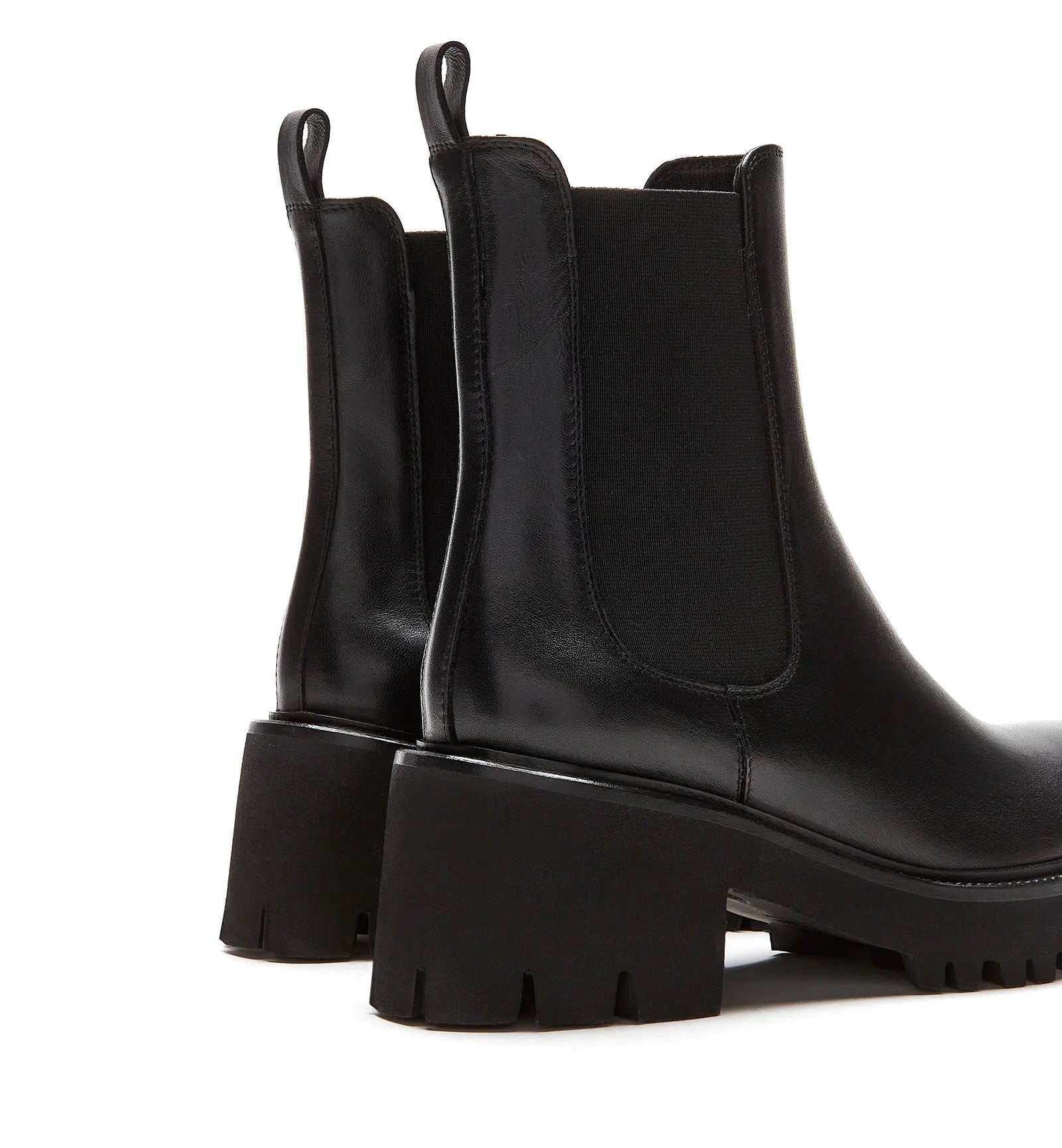 Kiss Leather Bootie in Black