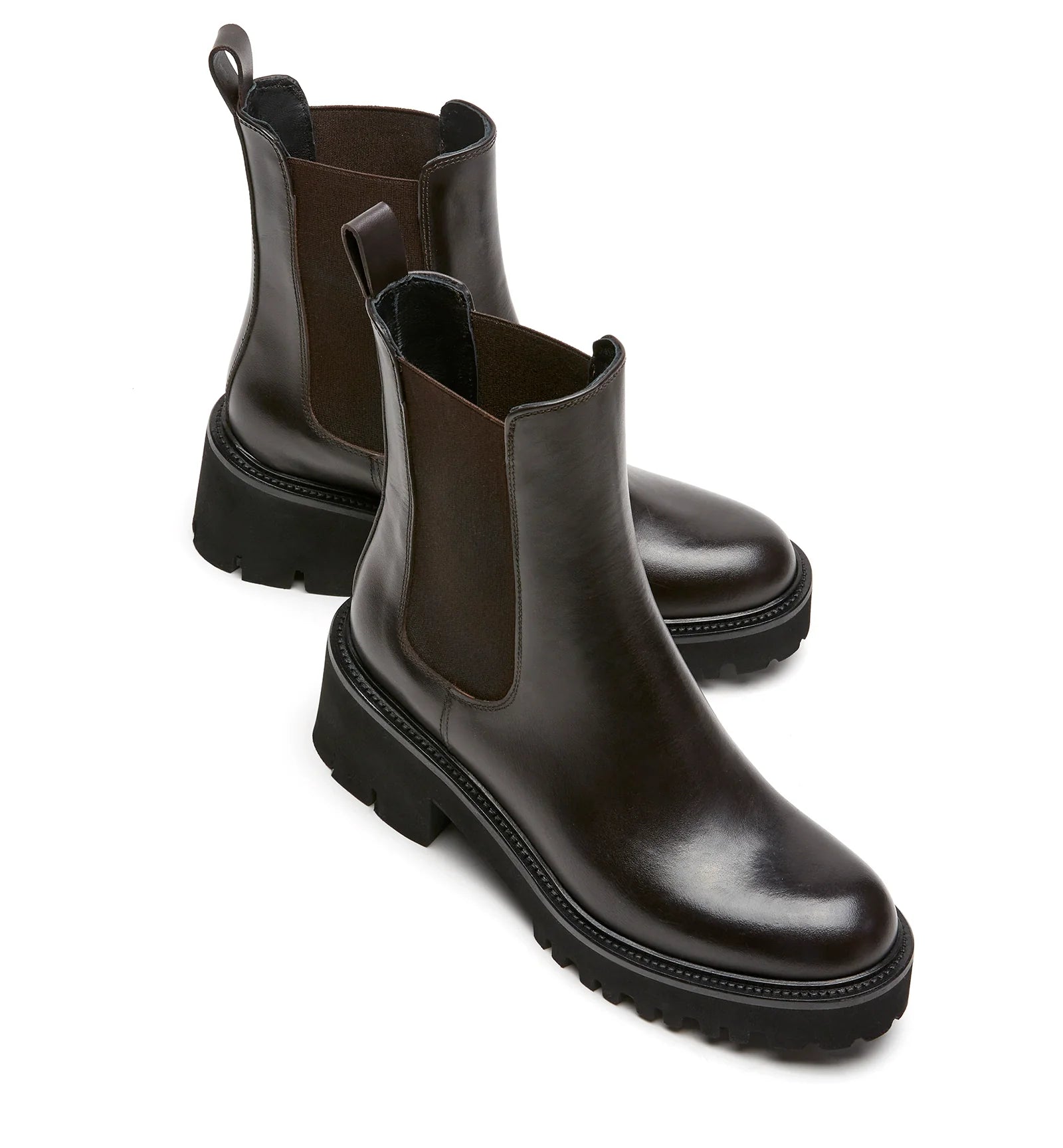 Kiss Leather Bootie in Brown