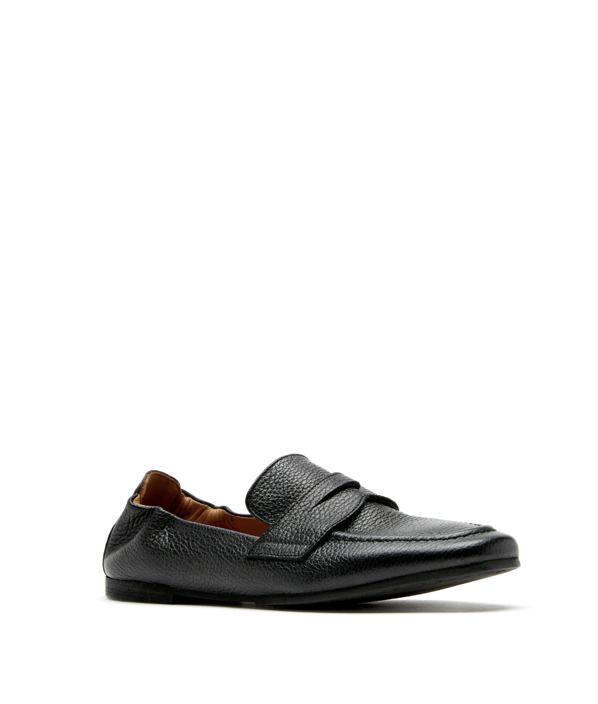 Kitson Leather Loafer in Black