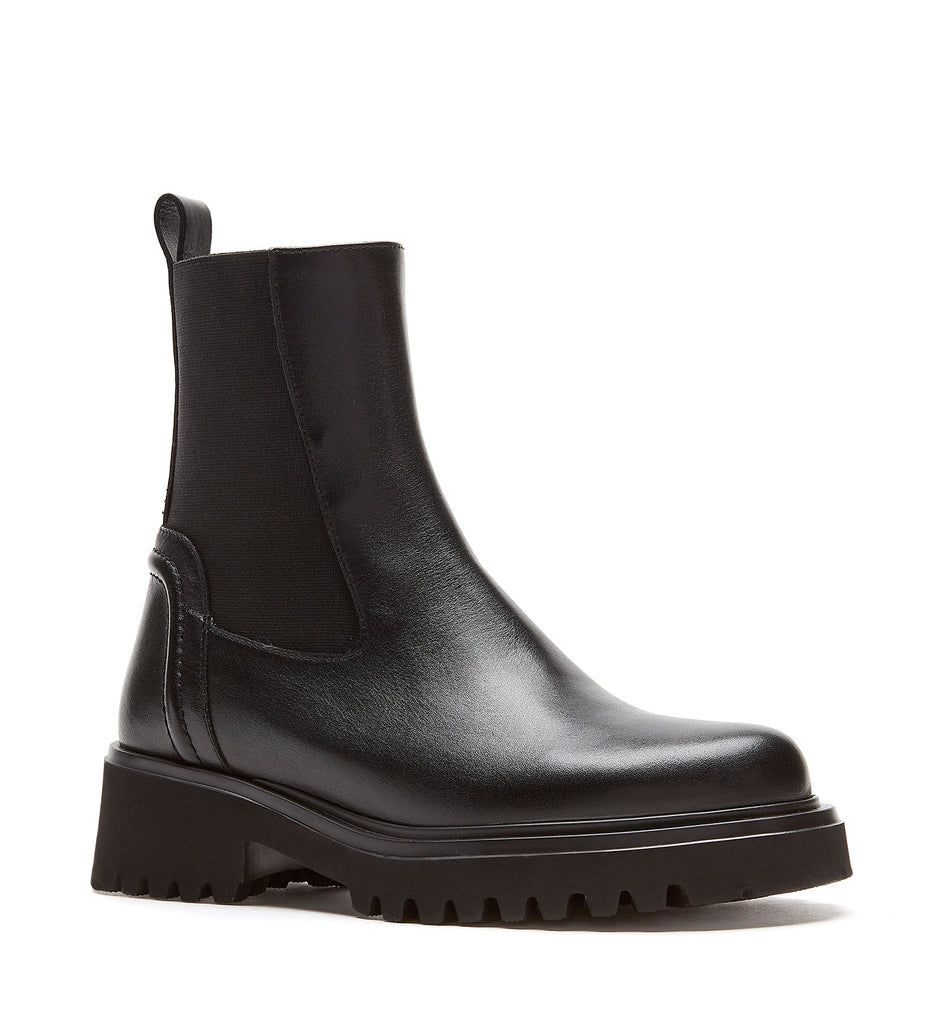 Kudos Leather Bootie in Black