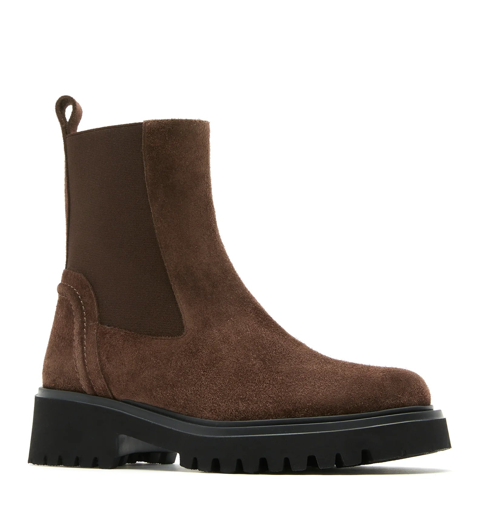 Kudos Suede Bootie in Brunette