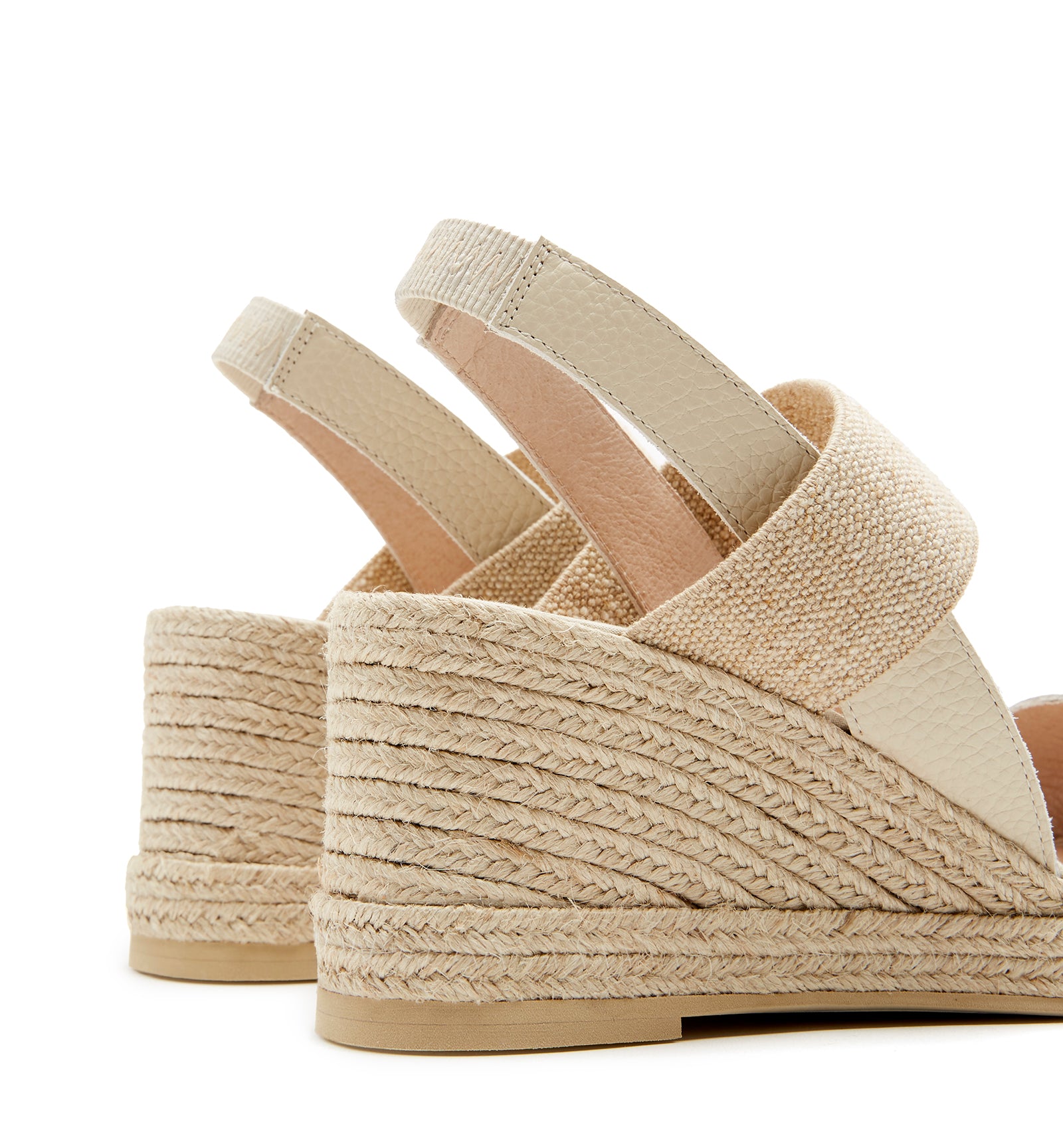 Rosemary Sandal in Milk Pebble