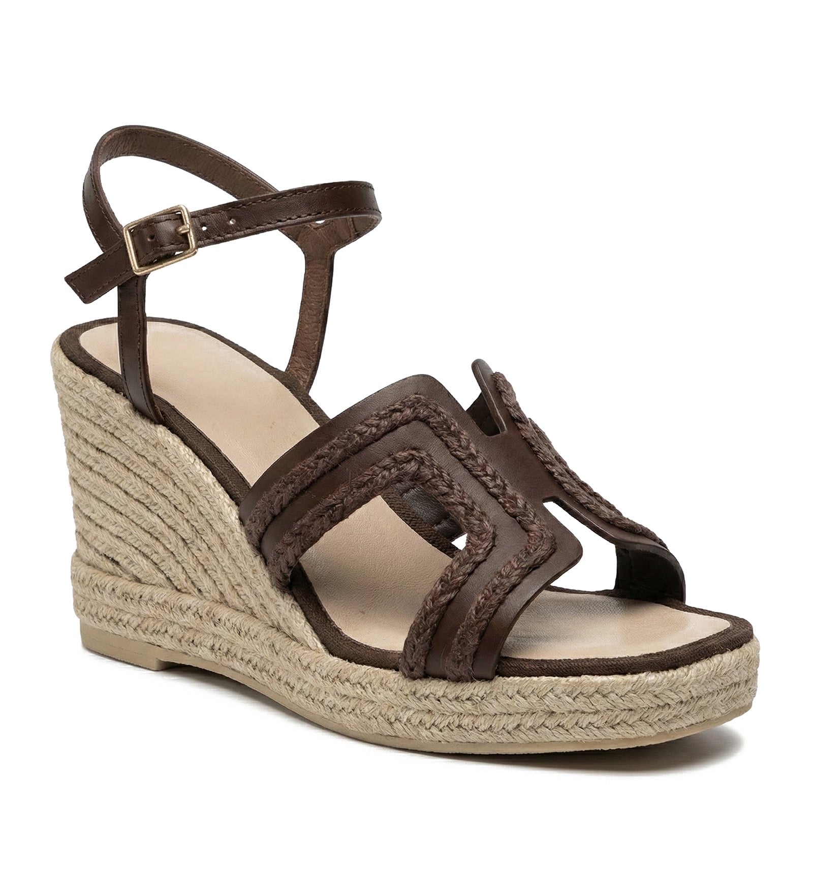 Rosia Sandal in Brown Leather