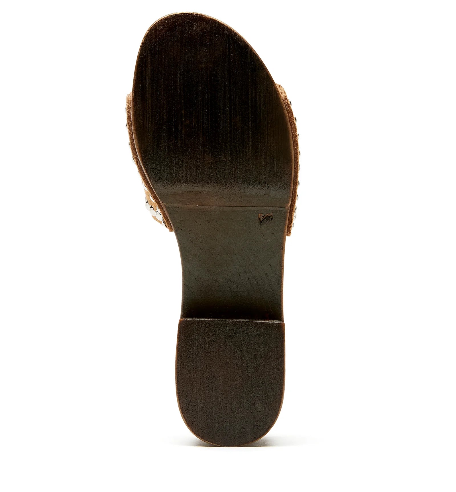 Santi Suede Clog Sandal in Tobacco