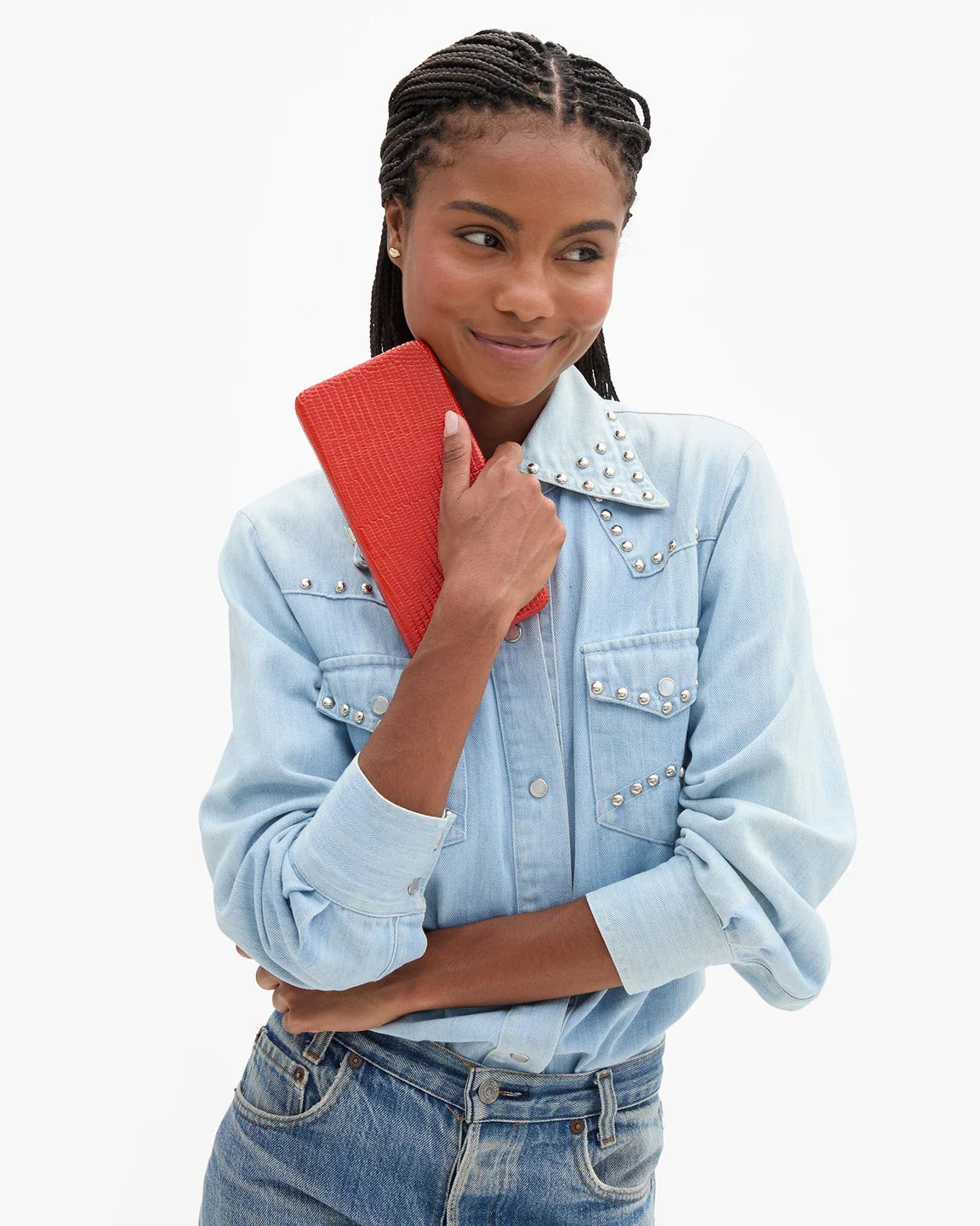 Le Tabac in Red Glossy Lizard