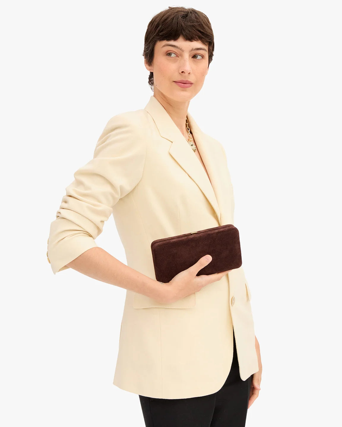 Le Tabac in Truffle Suede