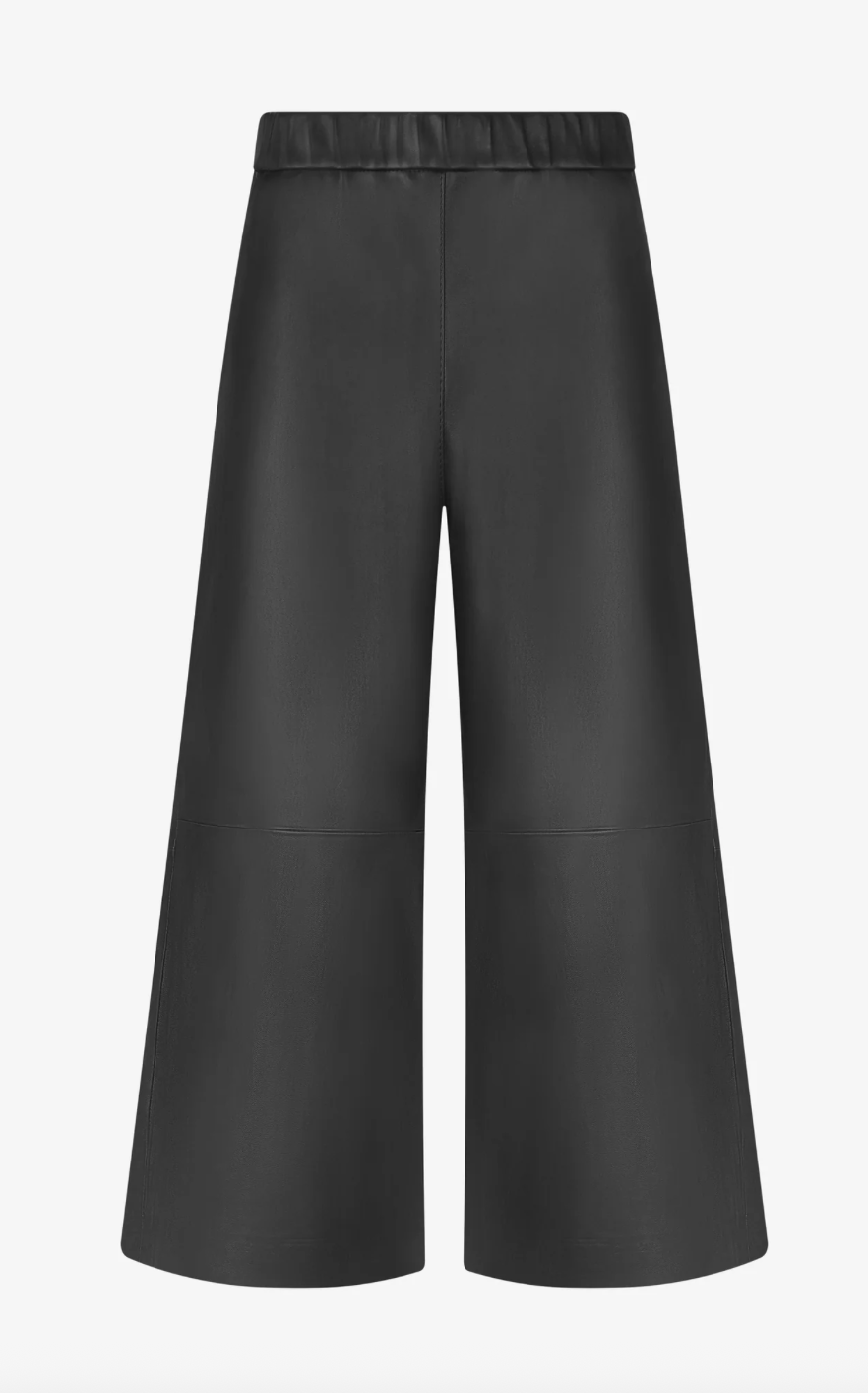 Leather Culotte in Black