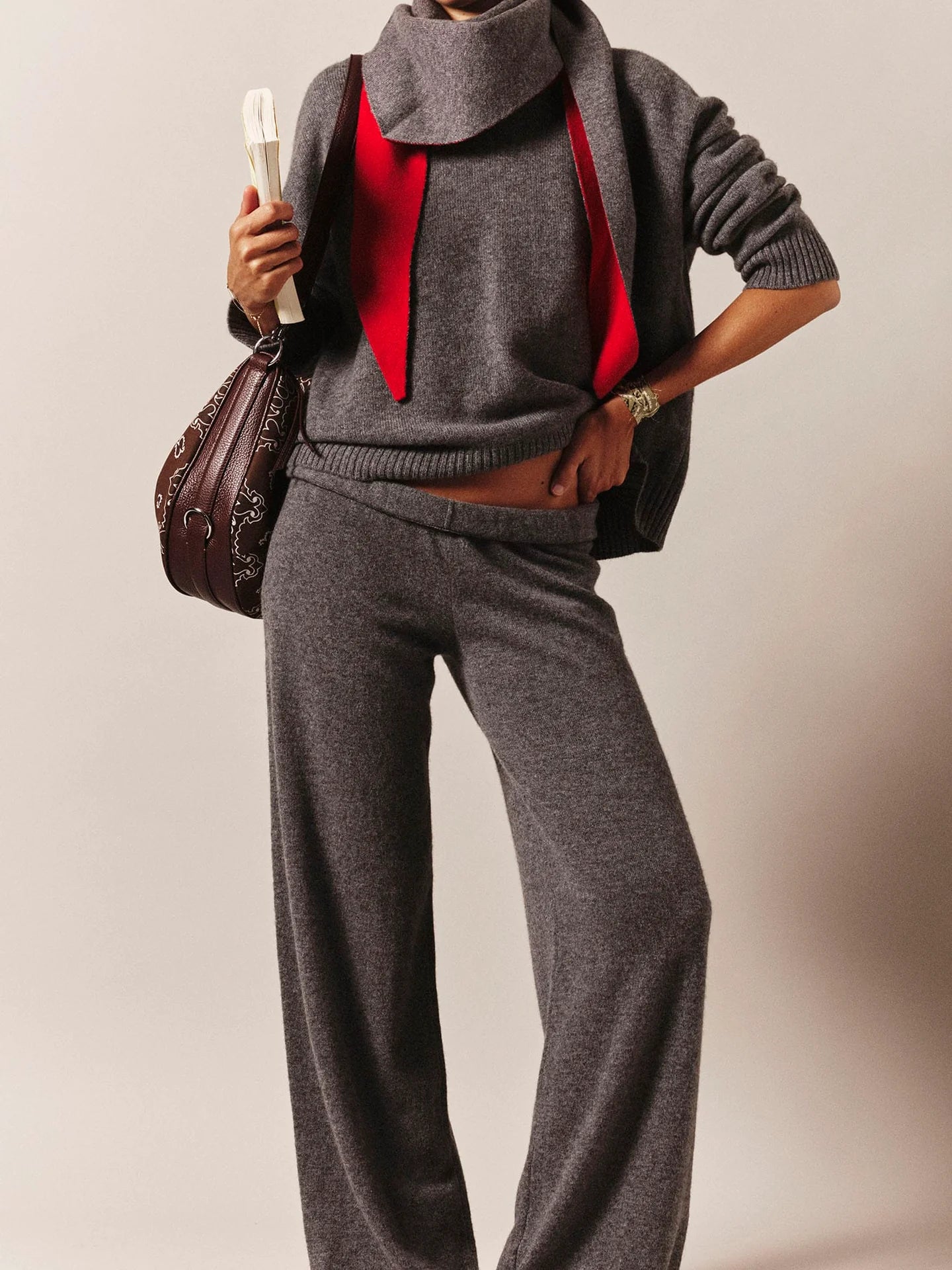 Lela Sweater in Pewter Gray