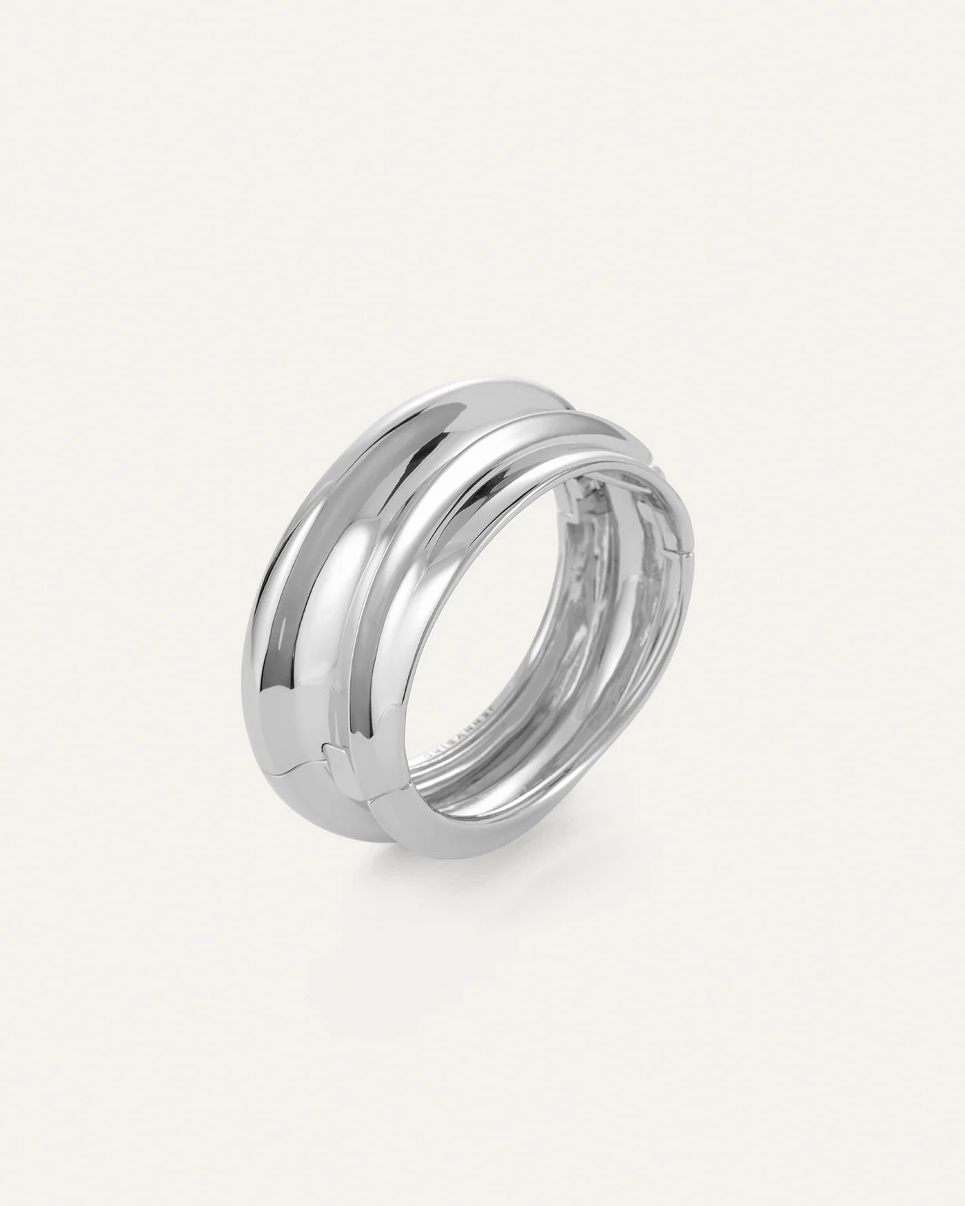 Lennon Mega Bangle in Silver