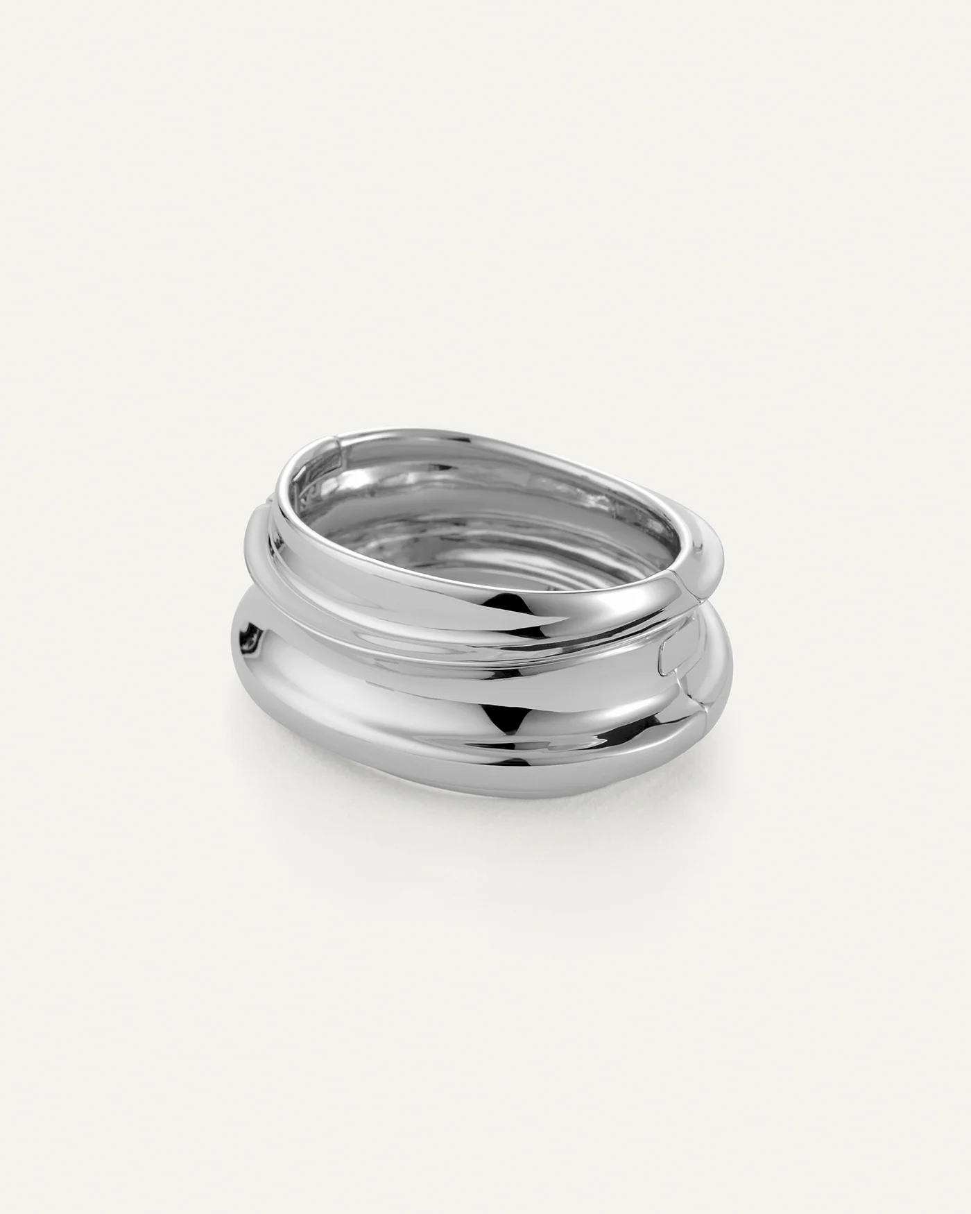 Lennon Mega Bangle in Silver