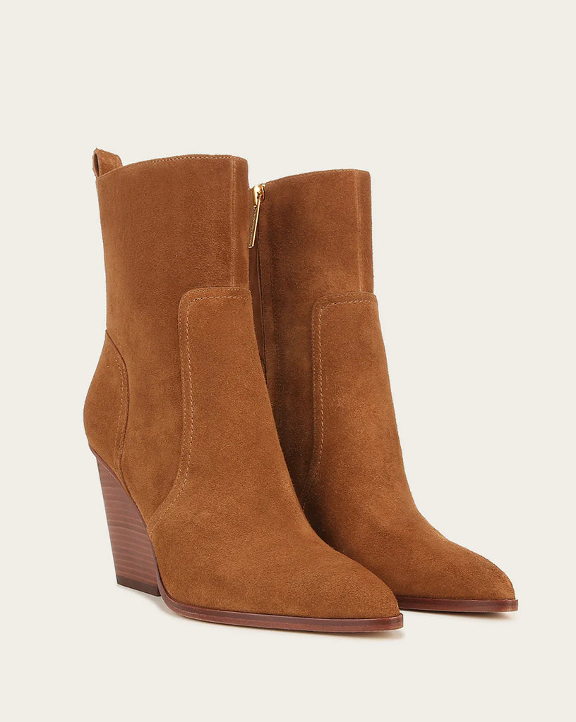 Logan Suede Bootie in Hazelwood