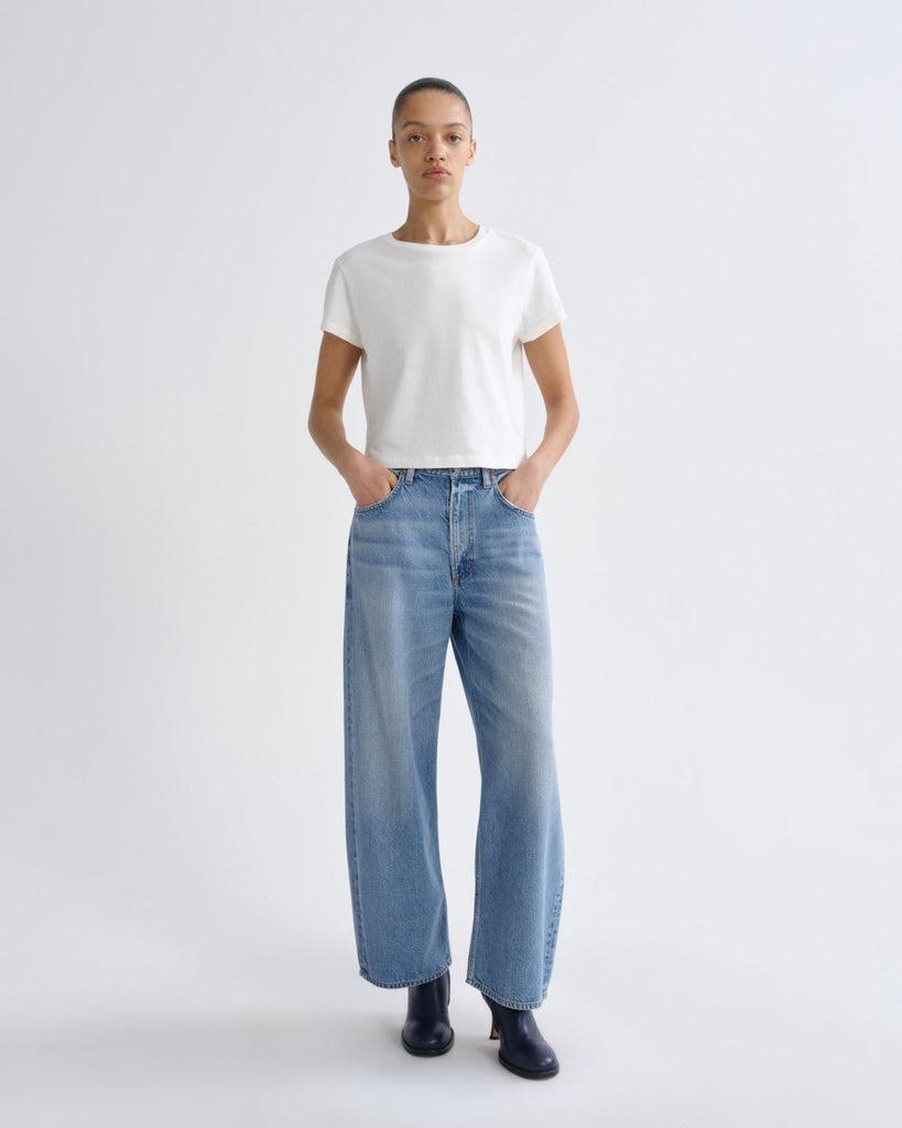 Low Curve Crop Jean (Flyweight) in Chord