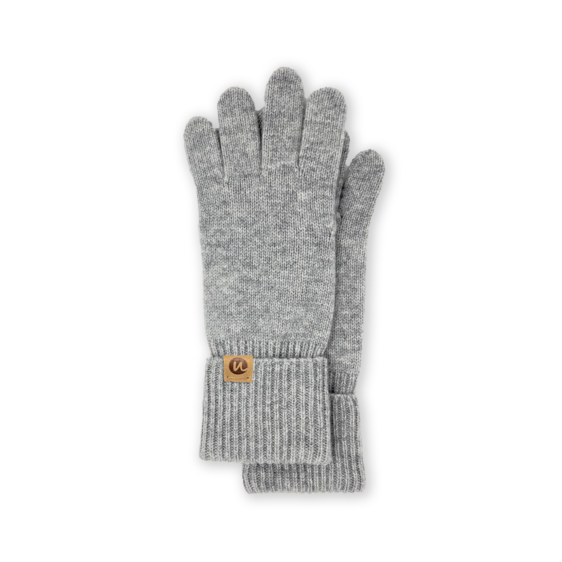 Luxe Gloves in Pebble Grey