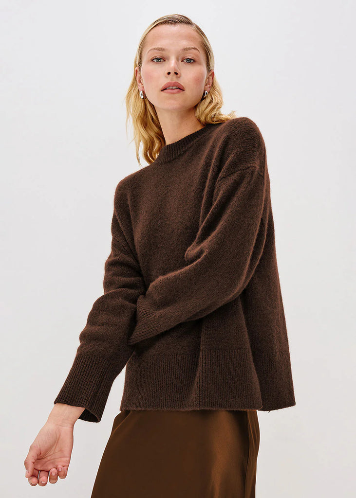 Miranda Sweater in Chocolate