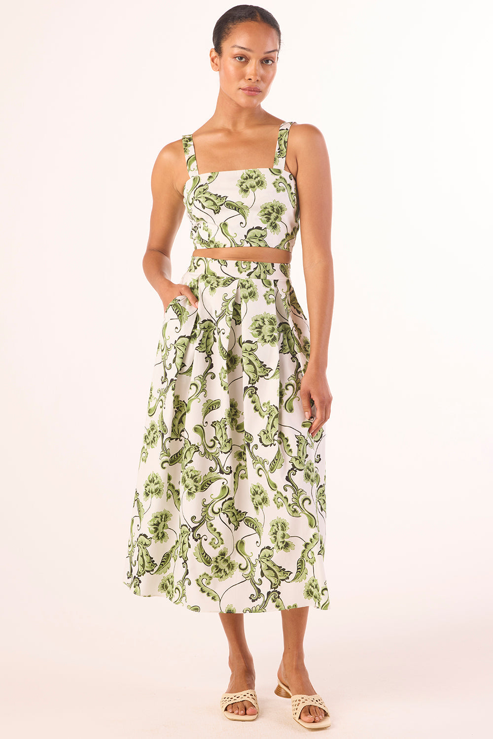 Lois Top in Garden Paisley