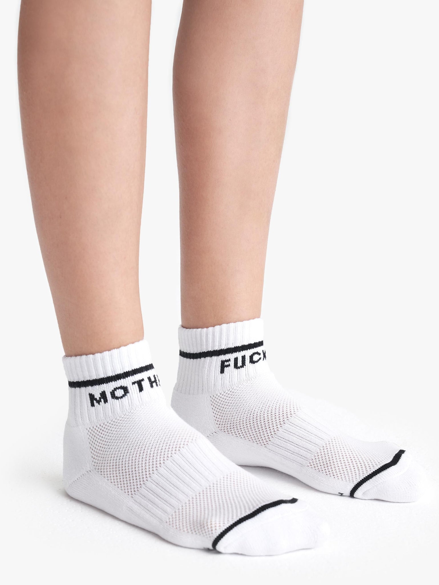 Baby Steps Ankle MF in White/Black