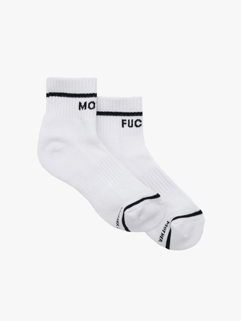 Baby Steps Ankle MF in White/Black