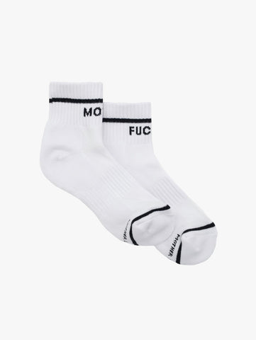 Baby Steps Ankle in White/Black