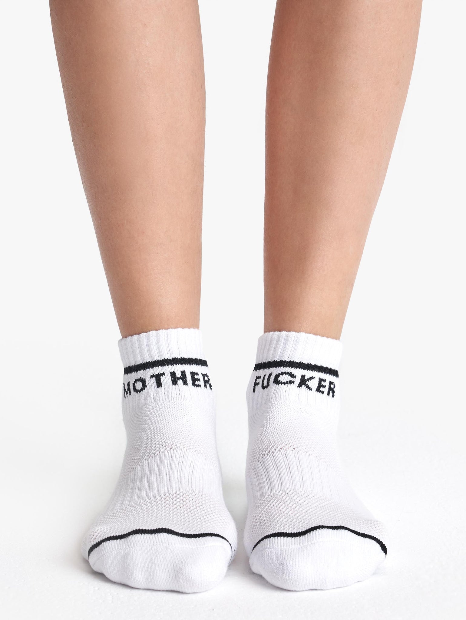 Baby Steps Ankle in White/Black