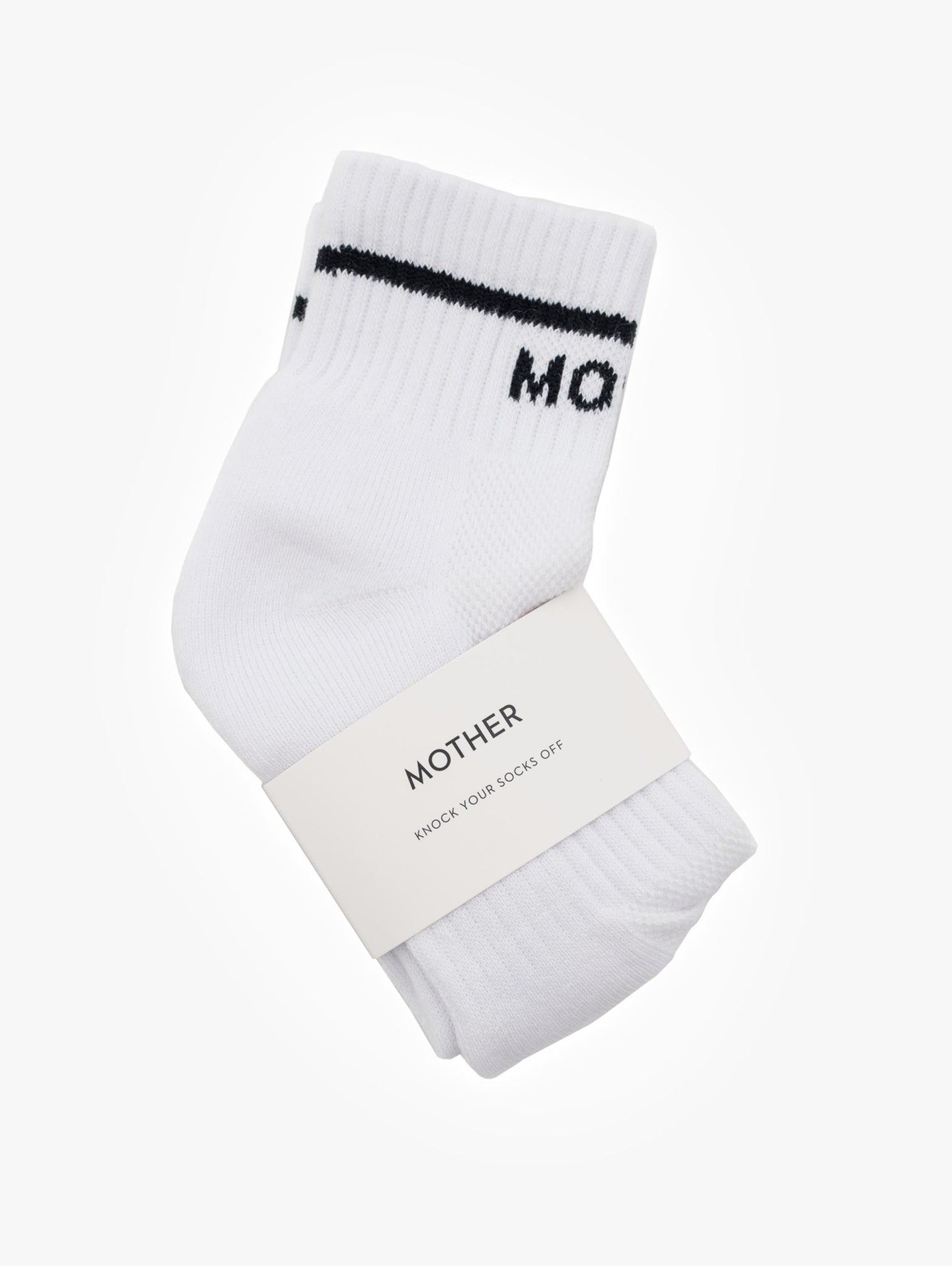 Baby Steps Ankle in White/Black