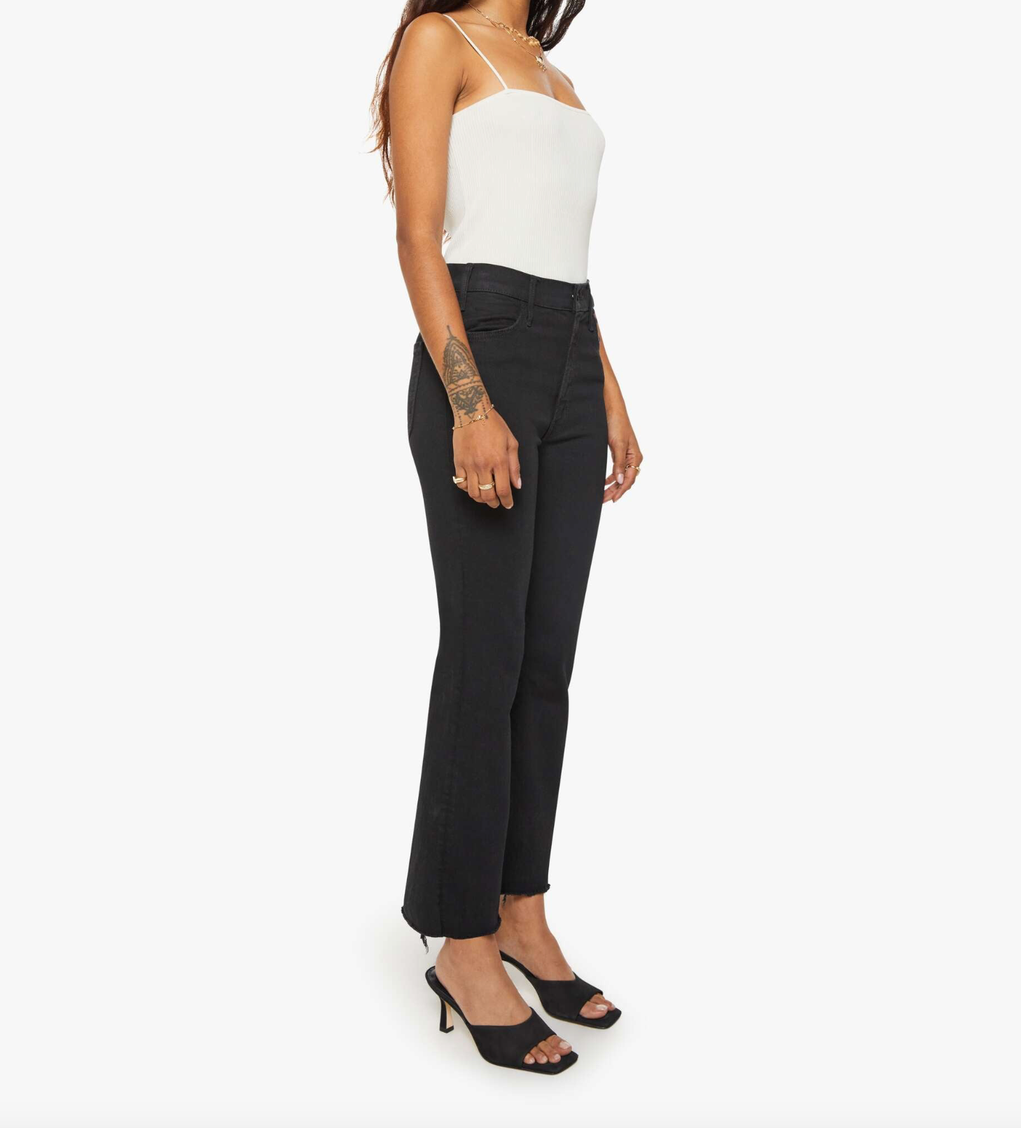 PETITES The Lil Hustler Ankle Fray in Not Guilty