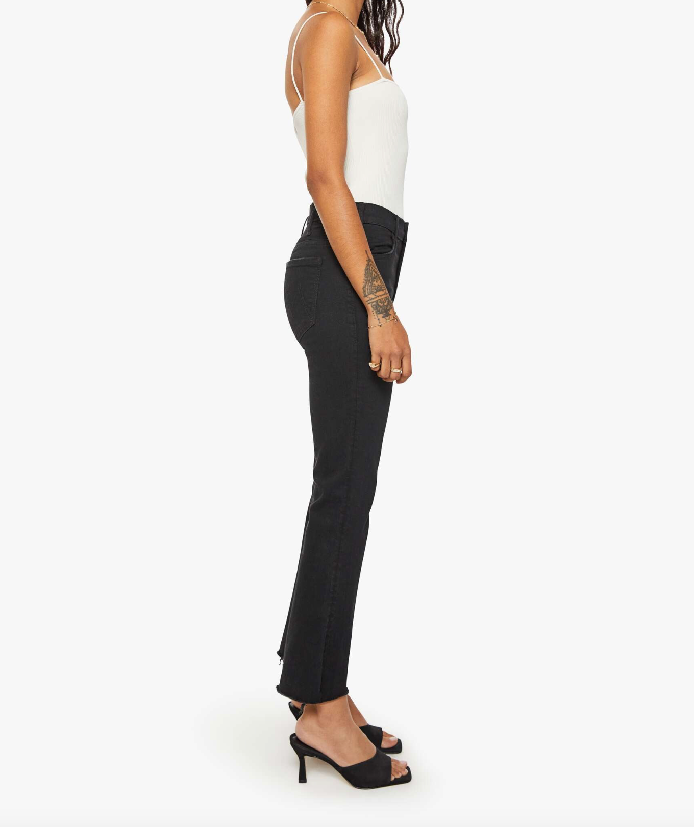 PETITES The Lil Hustler Ankle Fray in Not Guilty