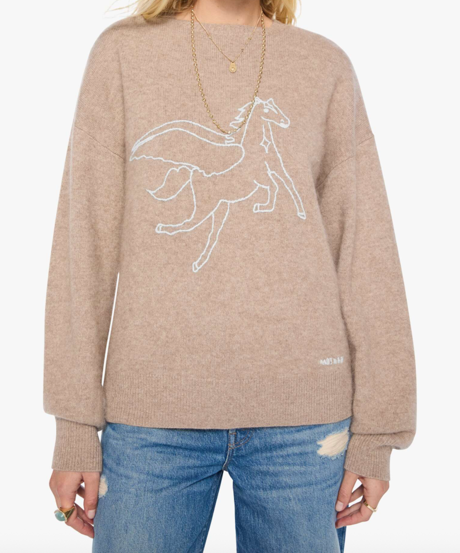 The Biggie Jumper in Wheat