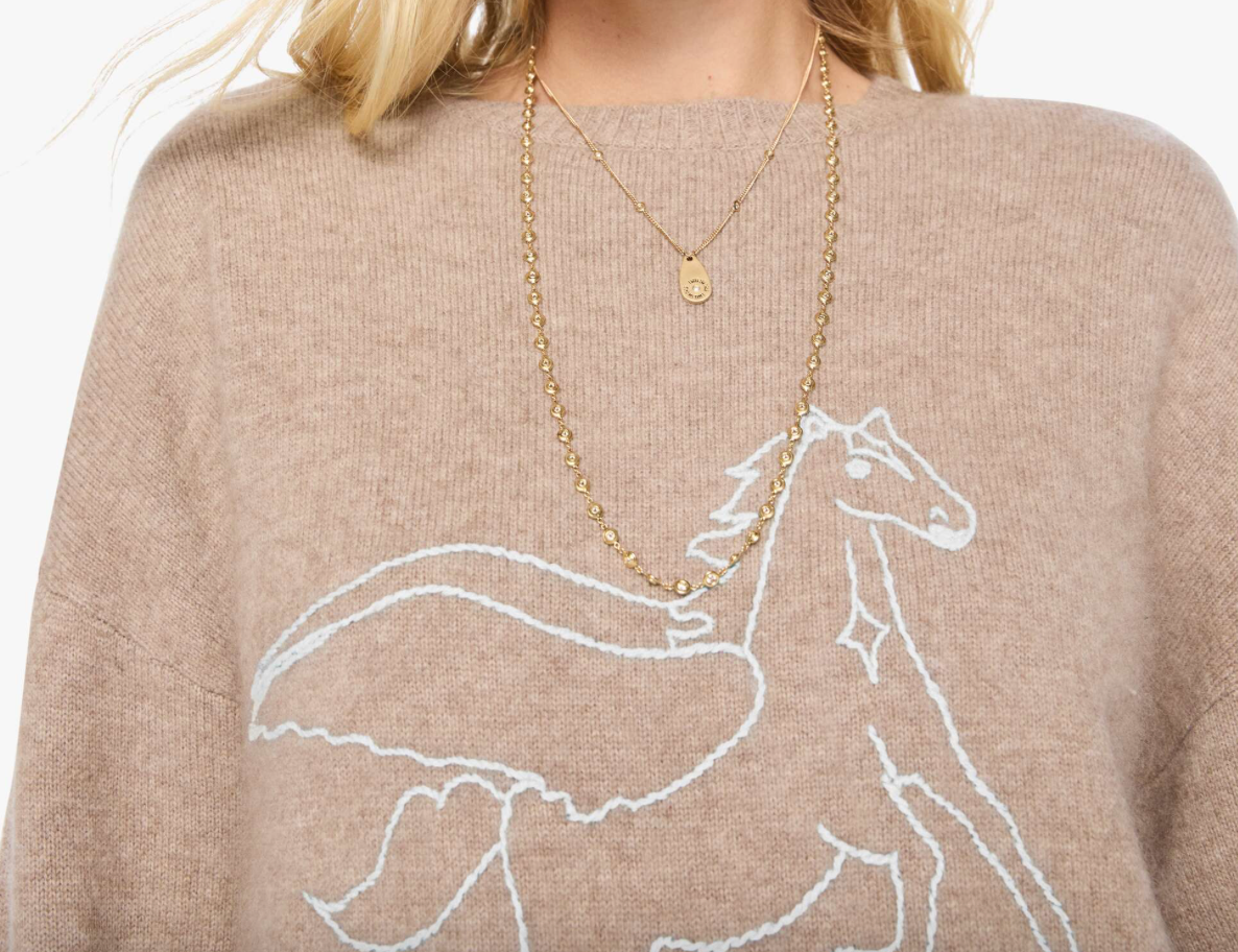 The Biggie Jumper in Wheat