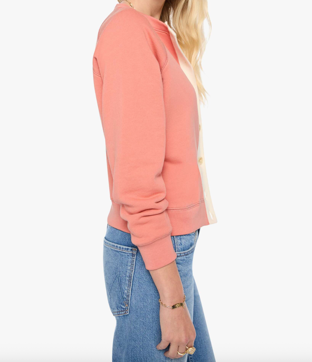 The Boxy Cardigan in Terracotta