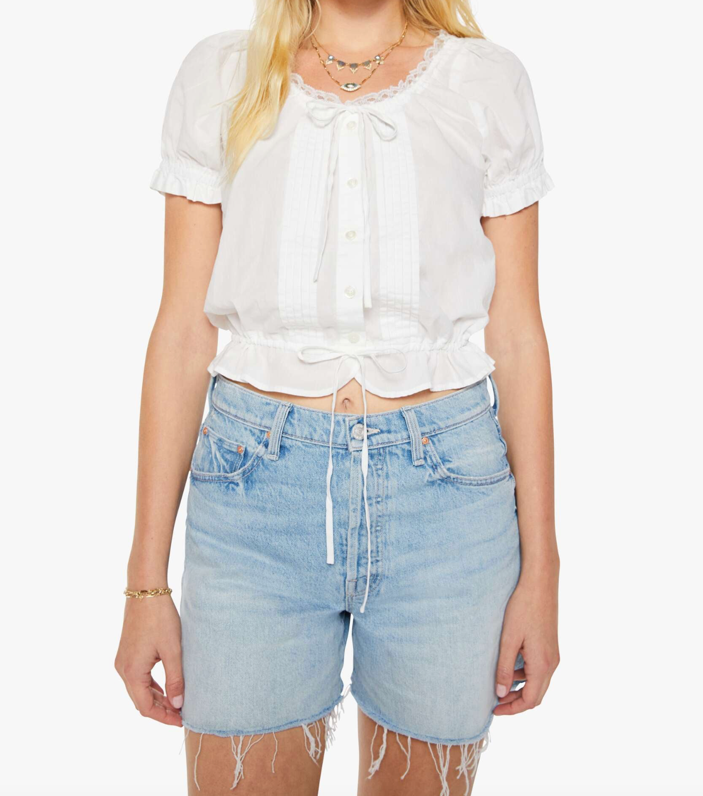 The Love Letter Puff in White