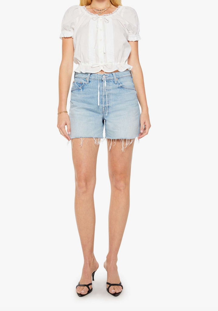 The Love Letter Puff in White
