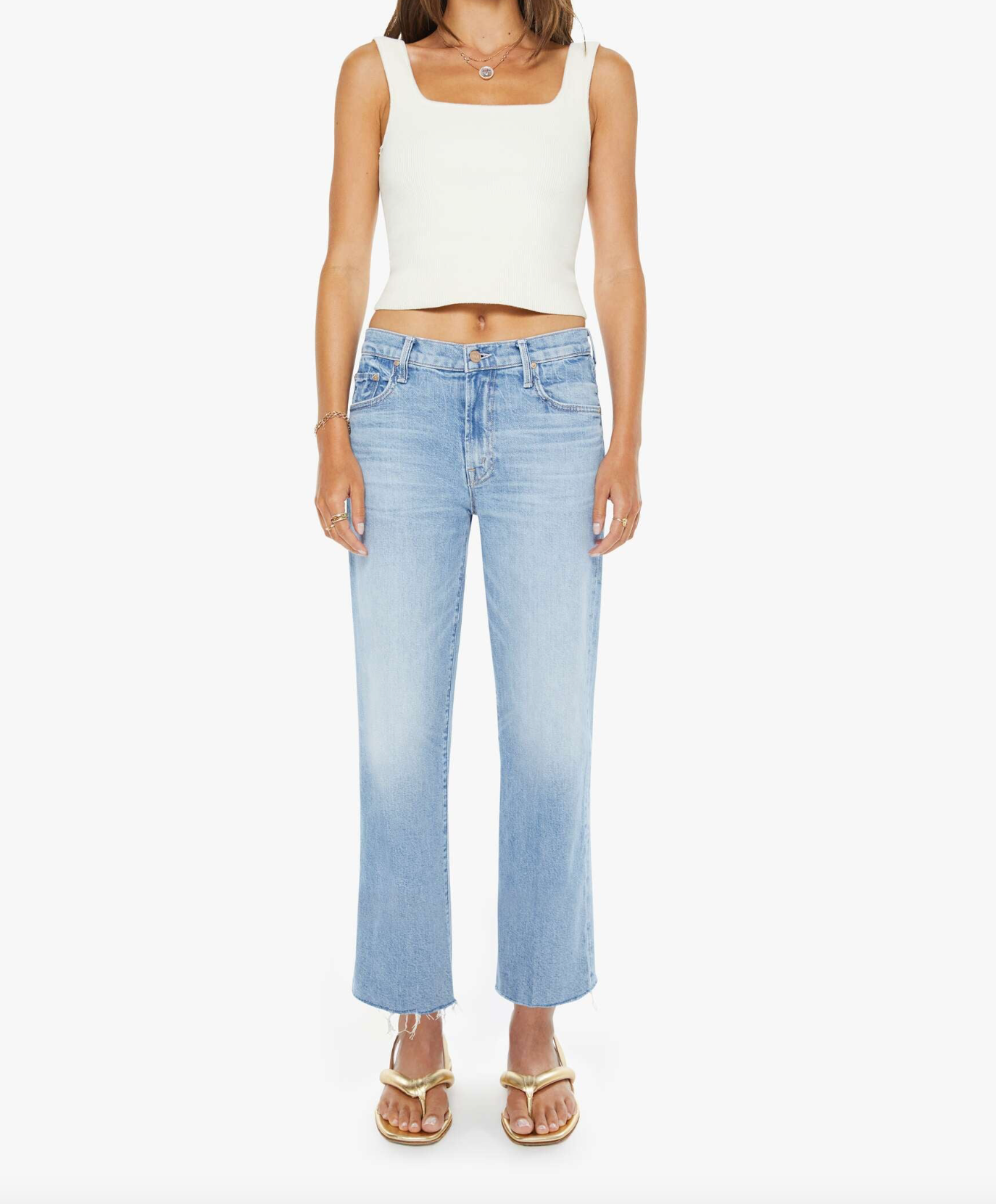 The Mid Rise Rambler Zip Ankle Fray in Comeback Kid