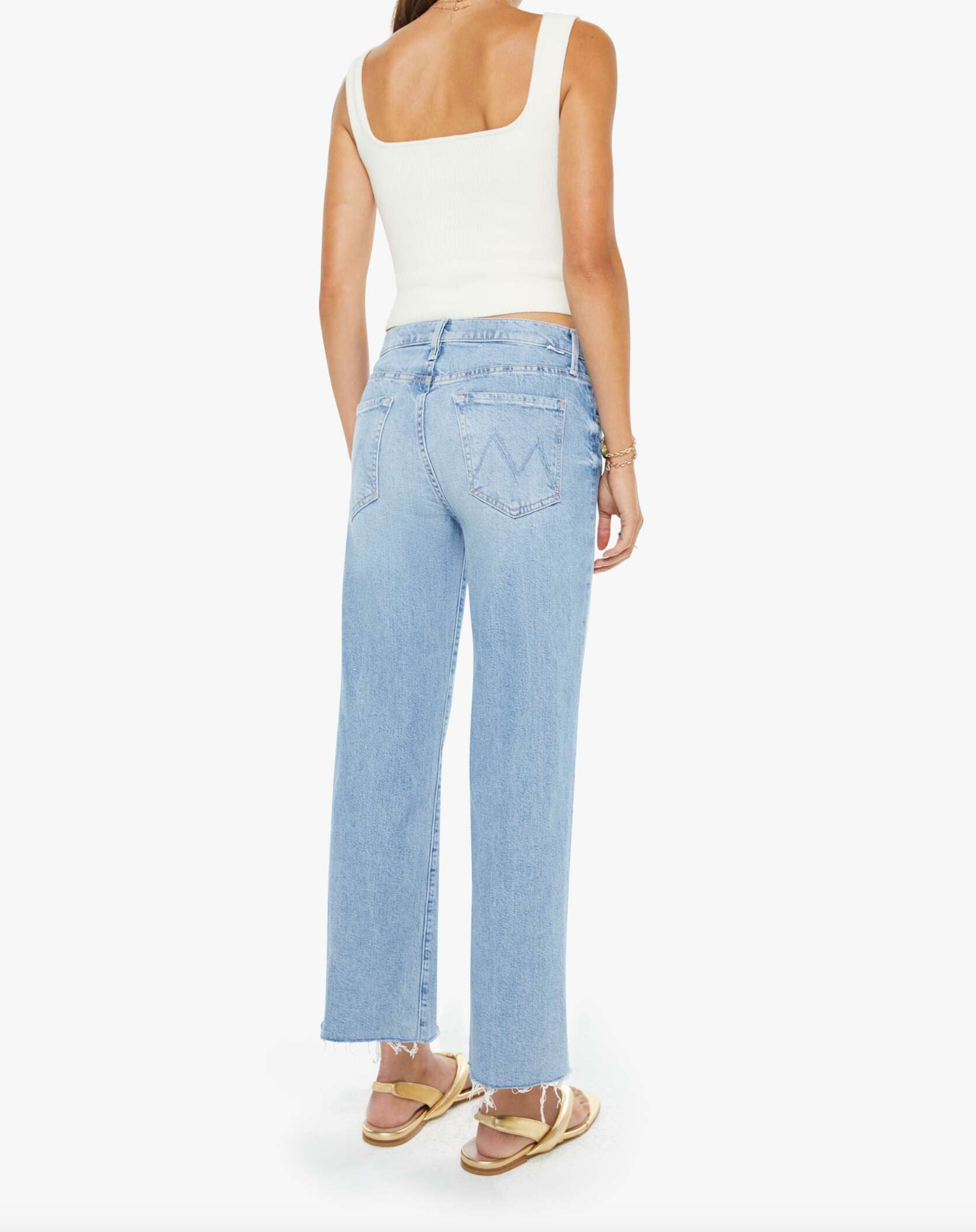 The Mid Rise Rambler Zip Ankle Fray in Comeback Kid