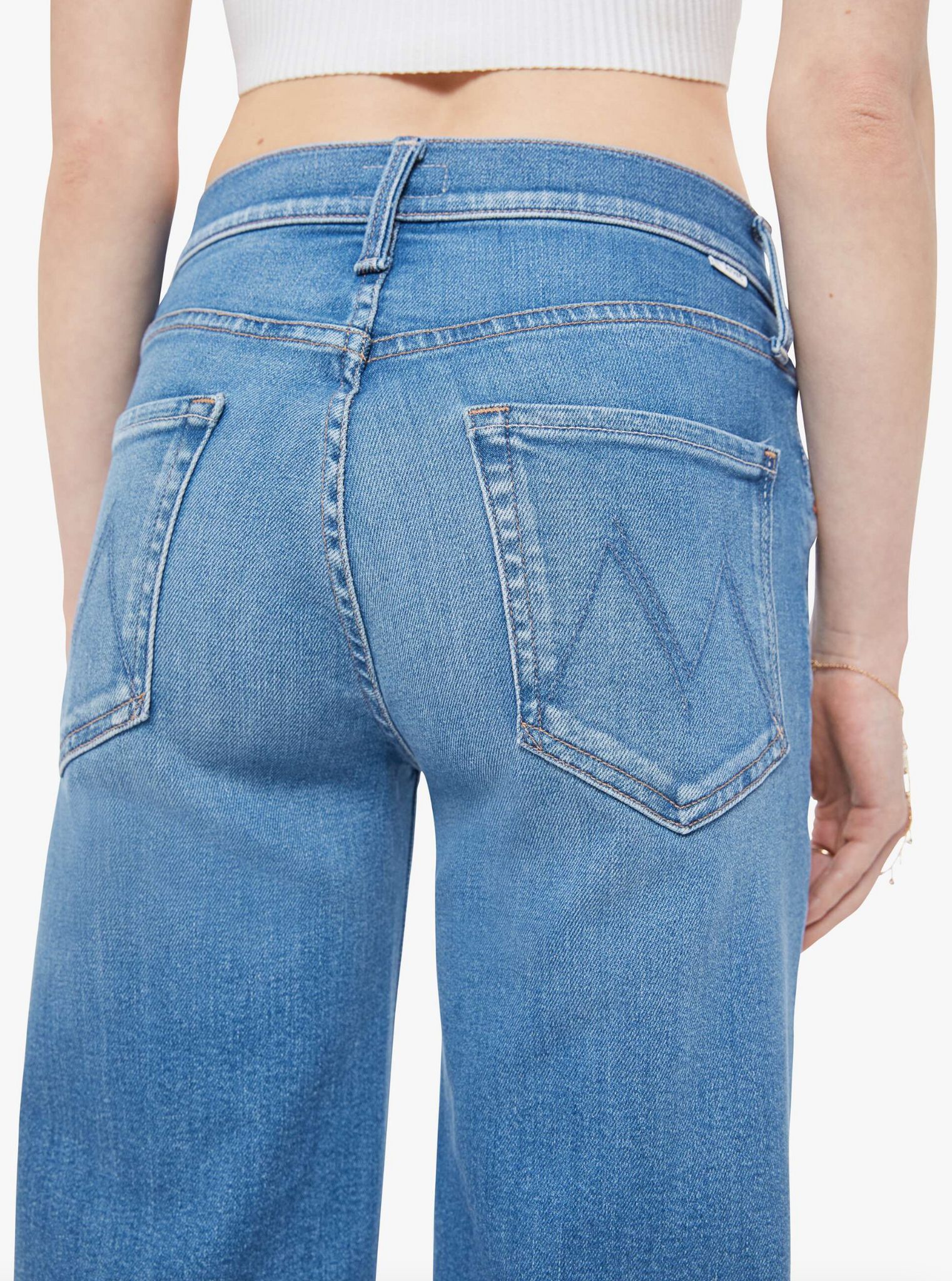 The Mid Rise Rambler Zip Ankle in Piece By Piece