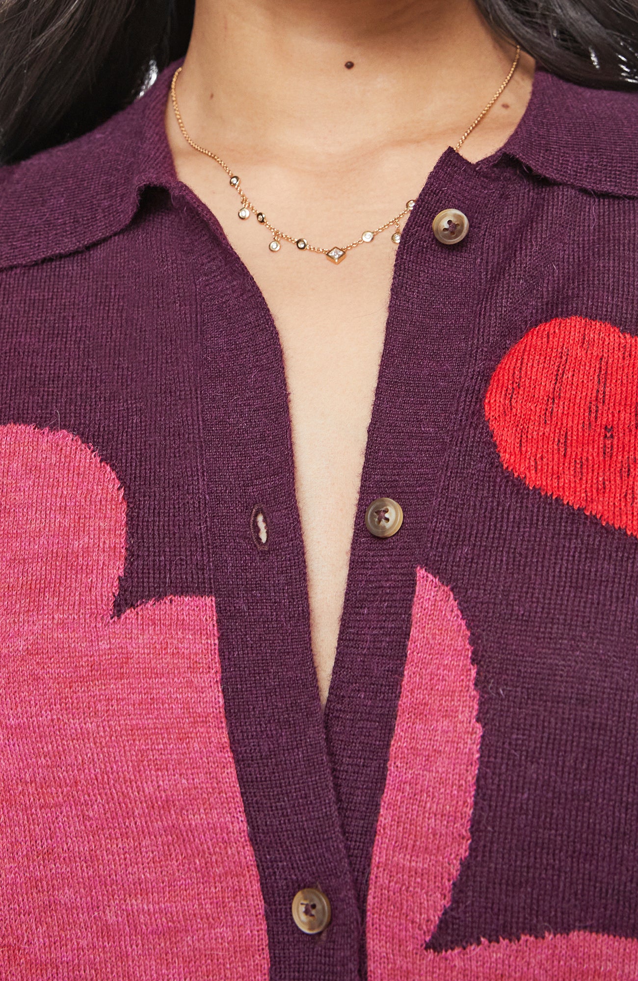 The Raquet Cardigan in Pop Art