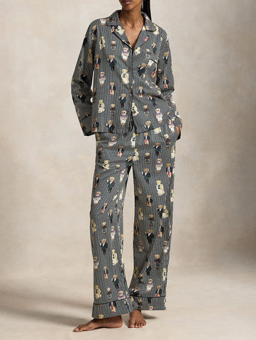 Madison PJ Set Iconic Bear in Winter Bear