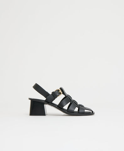 Fisherman Heel in Black