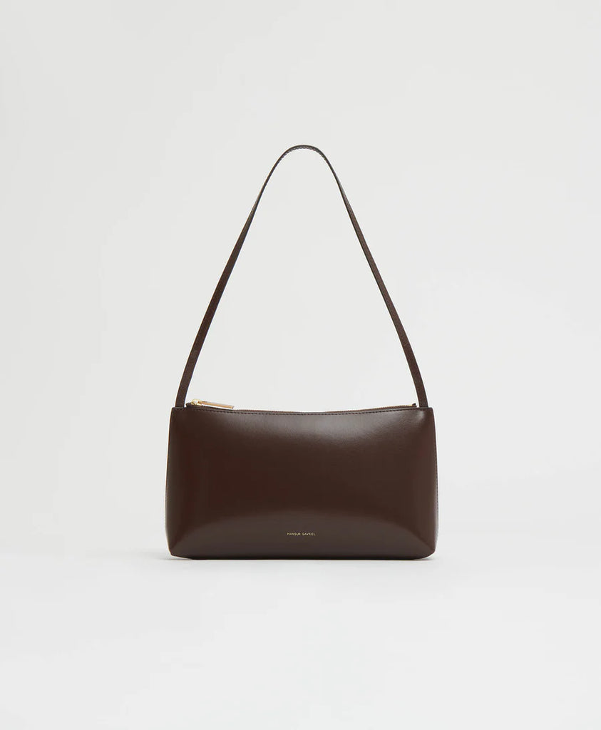 Gaia Shoulder Bag in Chocolate/Warm Grey