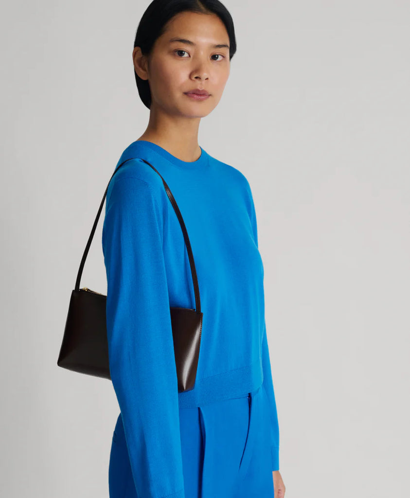 Gaia Shoulder Bag in Chocolate/Warm Grey