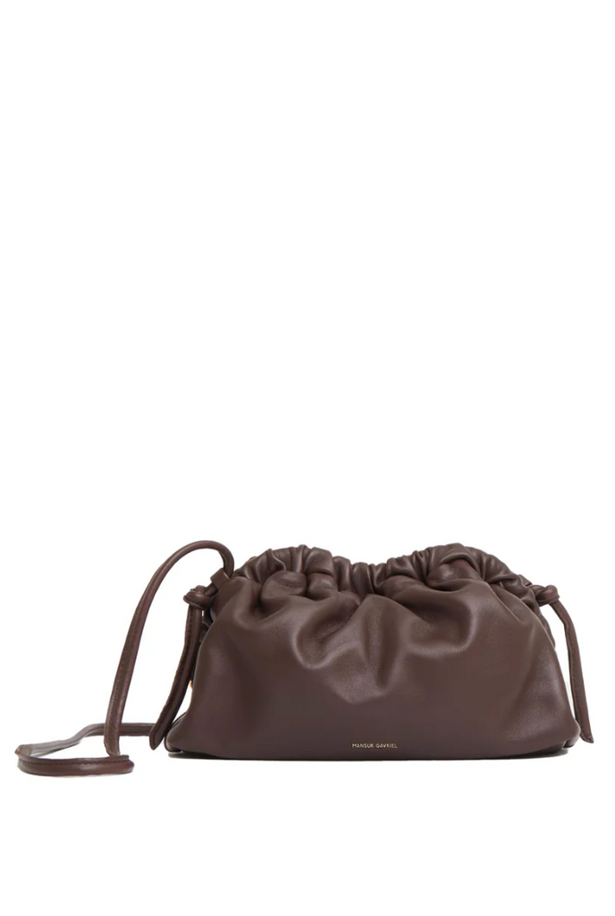 Mini Cloud Clutch in Chocolate