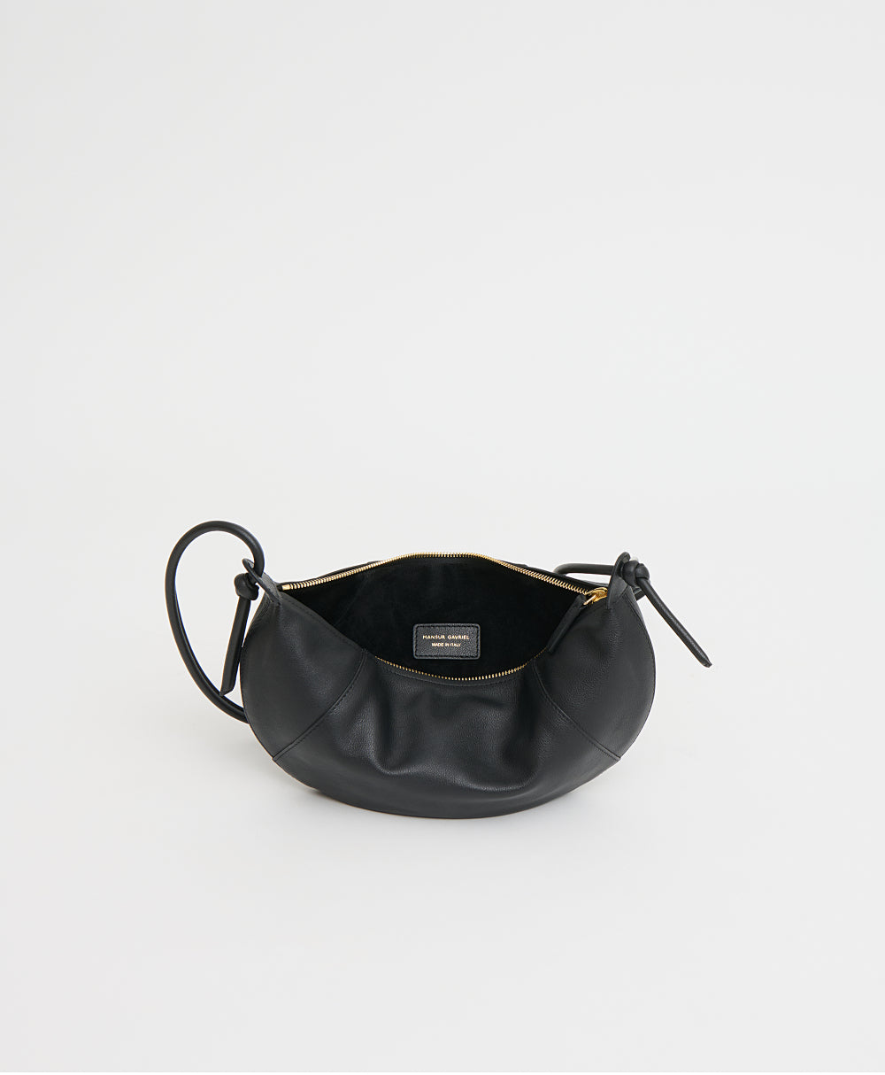 Mansur Gavriel Mini Fortuna Crossbody in Black