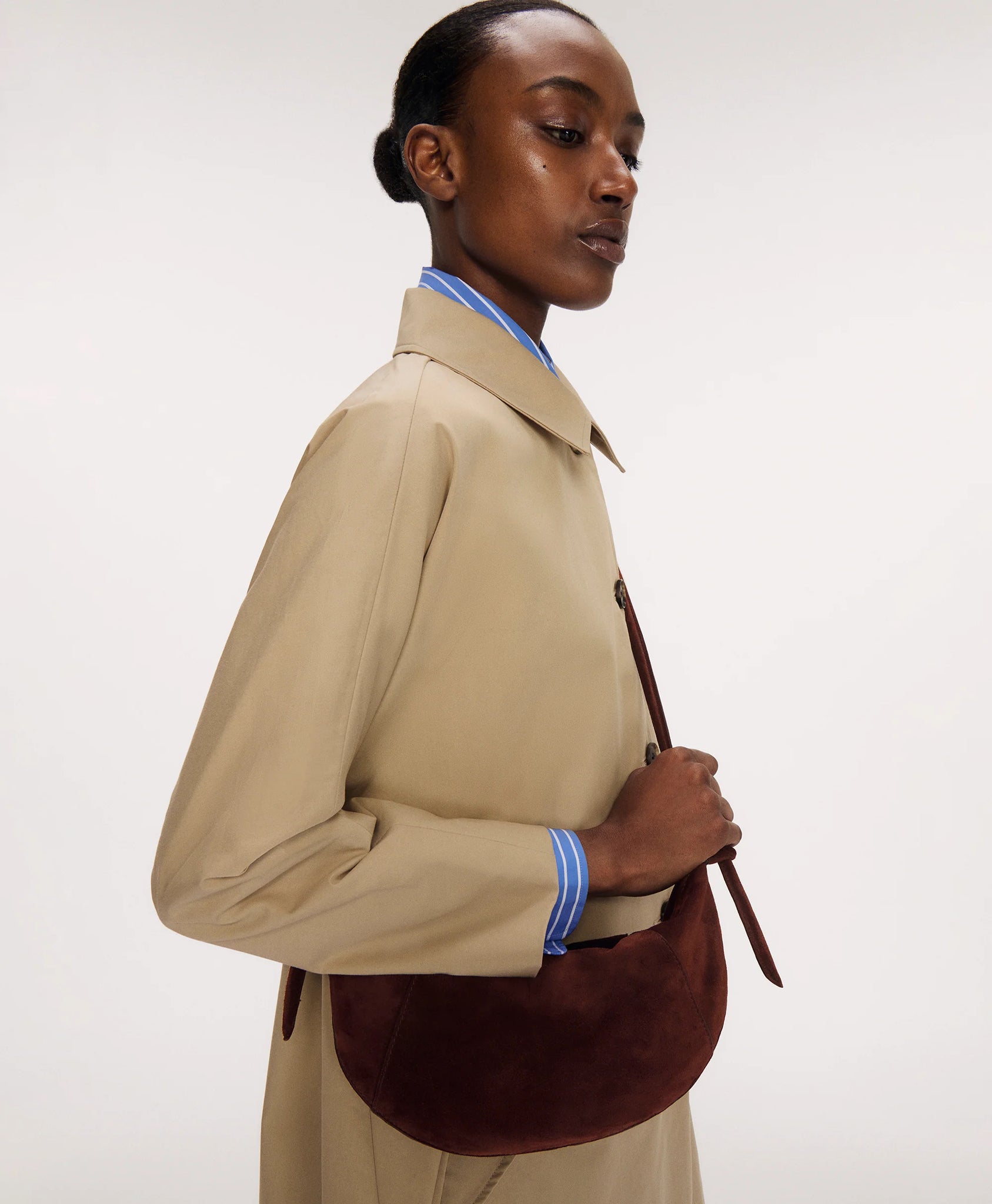 Mini Fortuna Crossbody in Chocolate