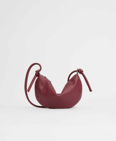 Mini Fortuna Crossbody in Oxblood