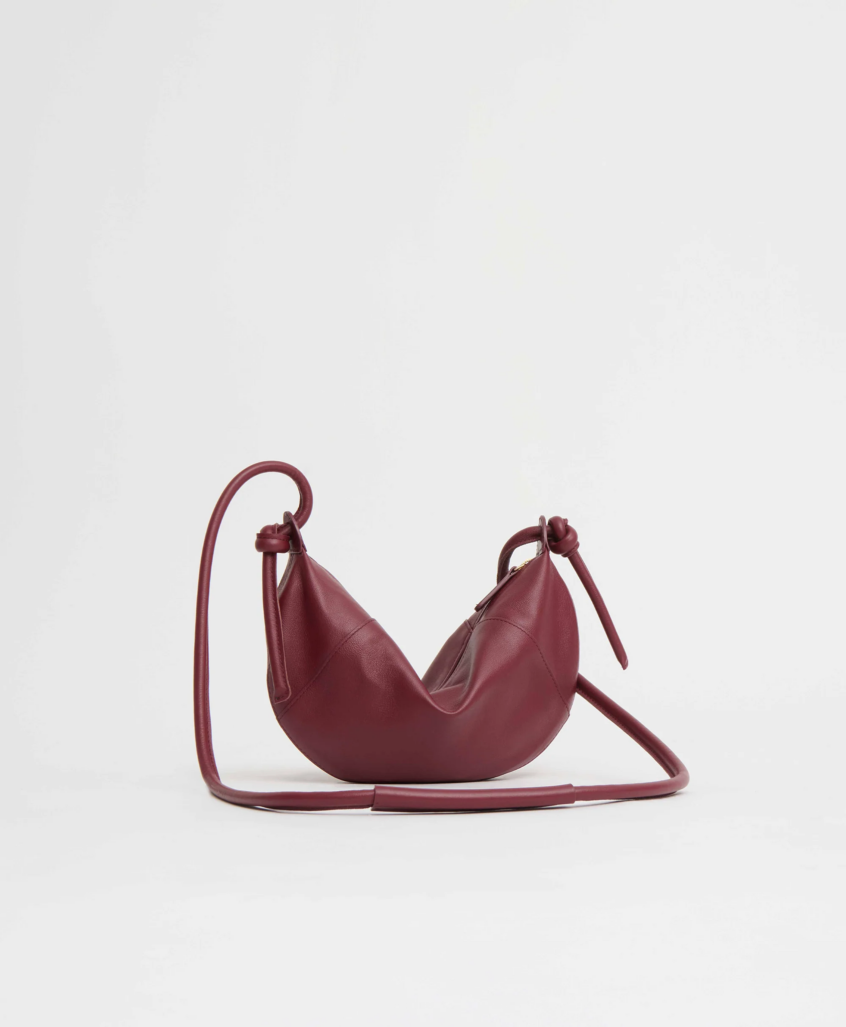 Mini Fortuna Crossbody in Oxblood
