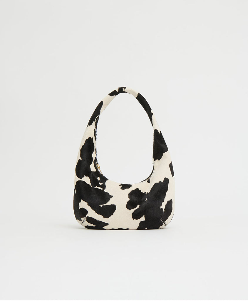Mini Gnocchi Bag in Printed Pony Hair