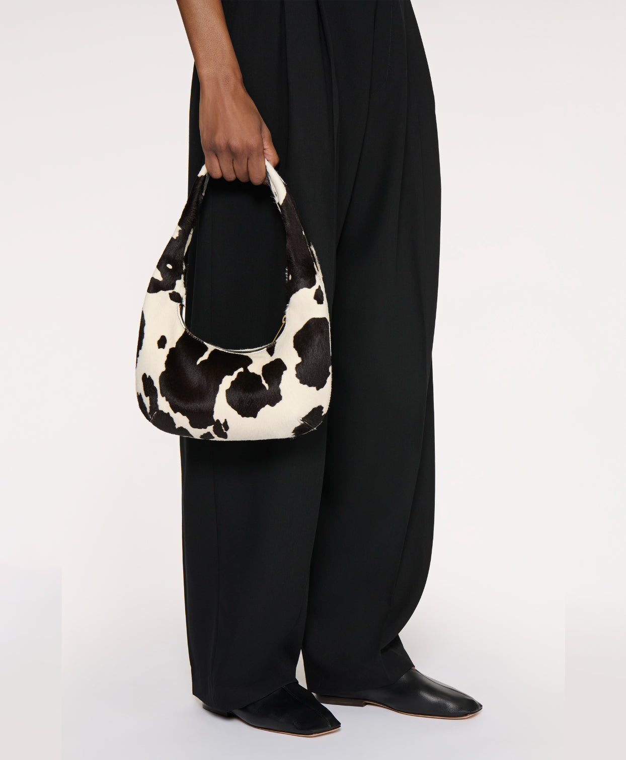 Mini Gnocchi Bag in Printed Pony Hair