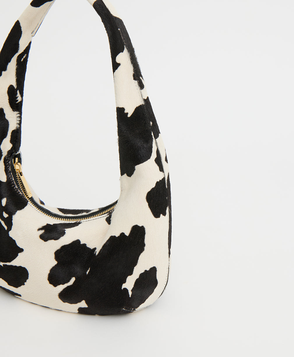Mini Gnocchi Bag in Printed Pony Hair