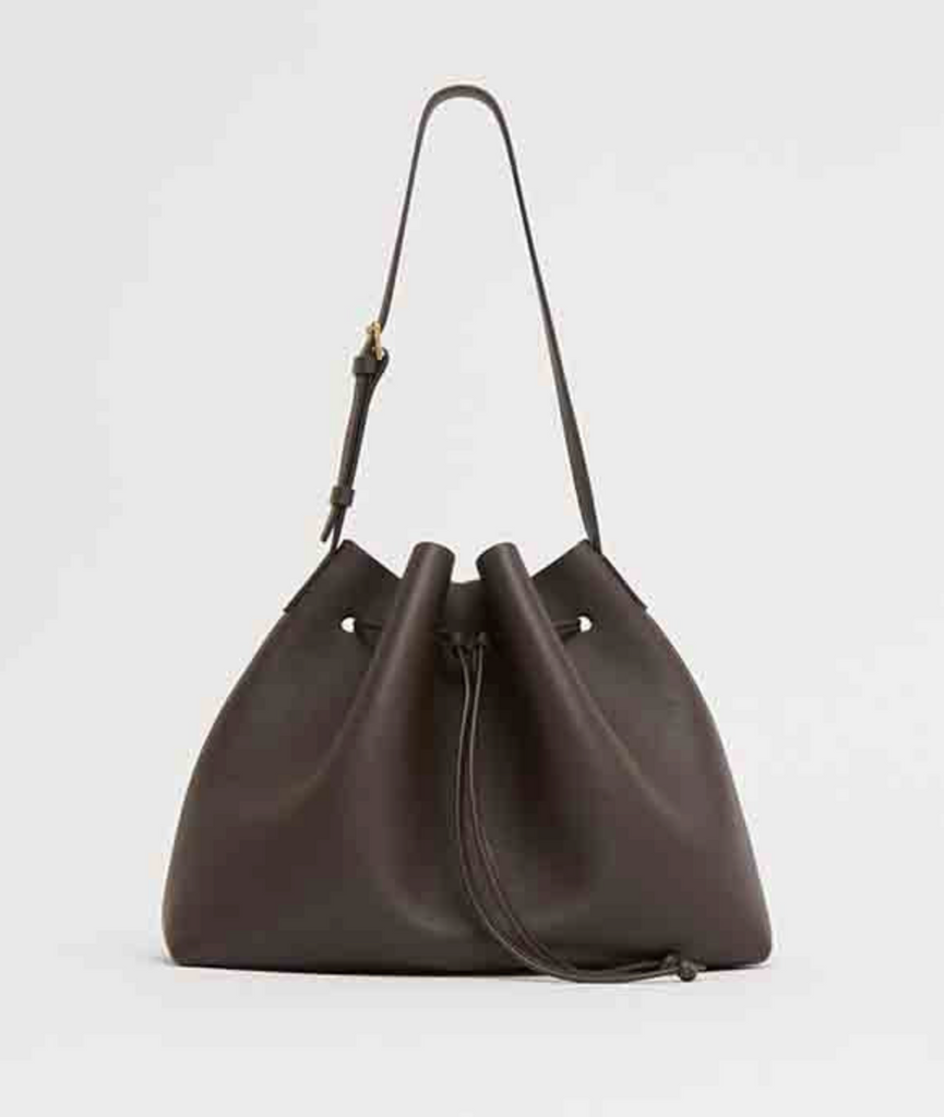 Secchio Crossbody Bag in Ebony